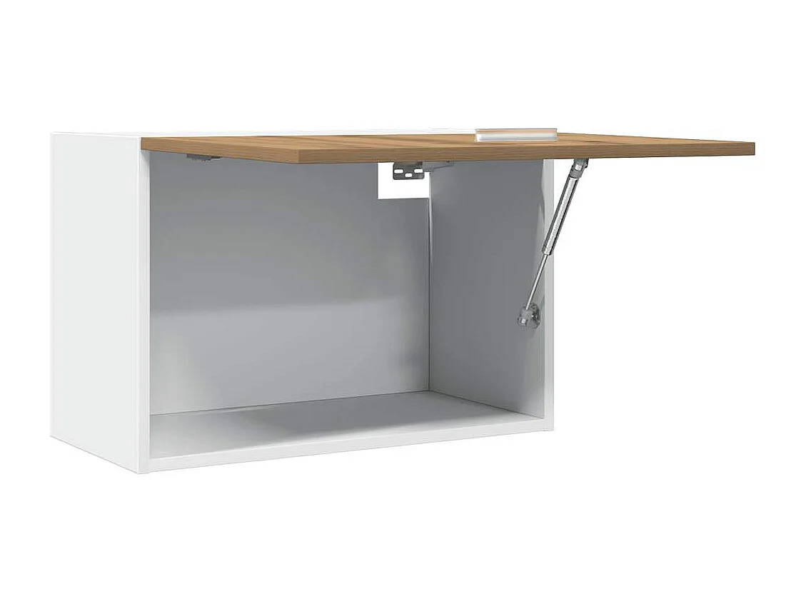 Armoire suspendue chêne artisanal 60x31x40 cm bois d'ingénierie