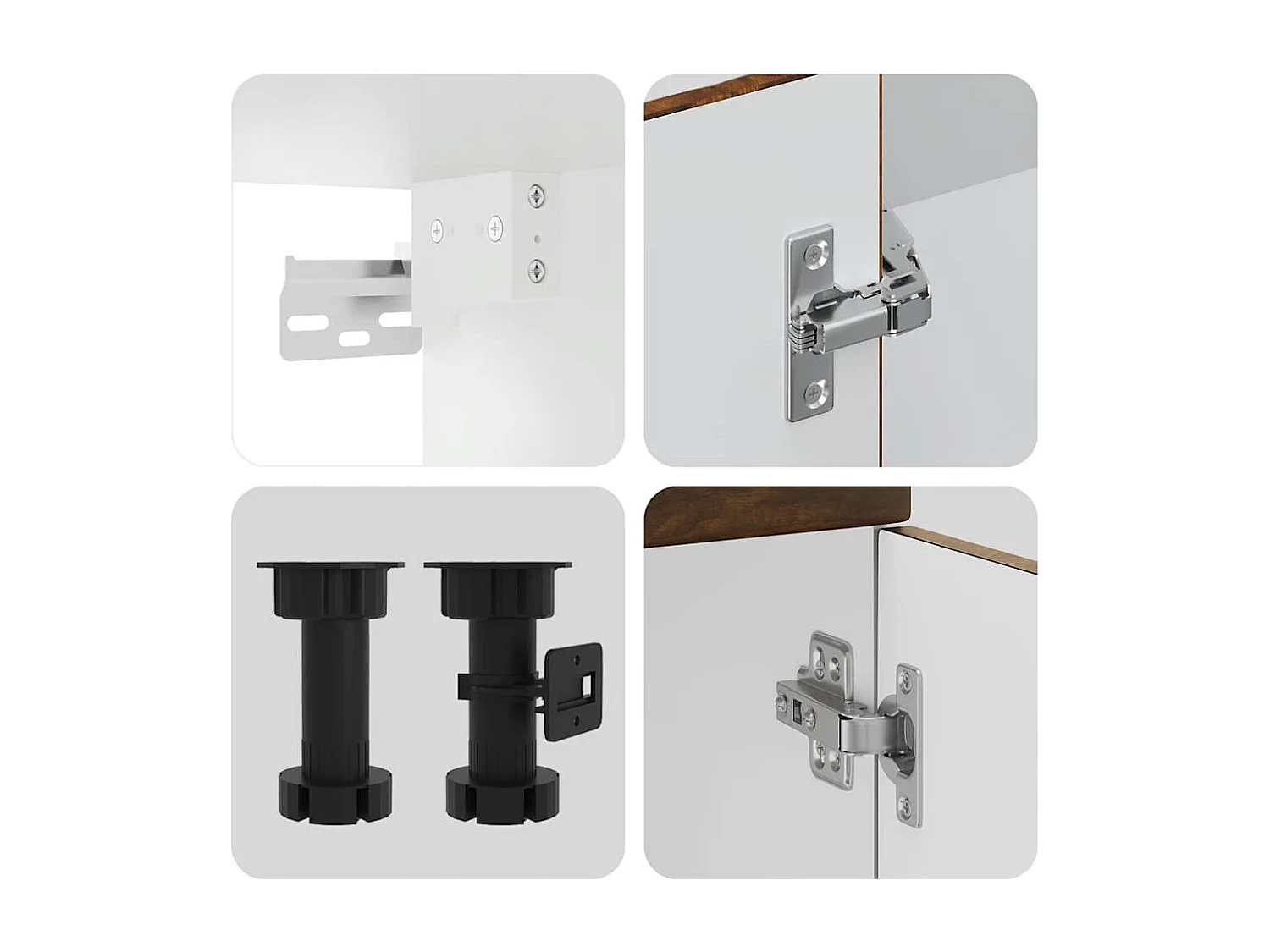 Ensemble d'armoires de cuisine 11 pcs Porto bois d'ingénierie