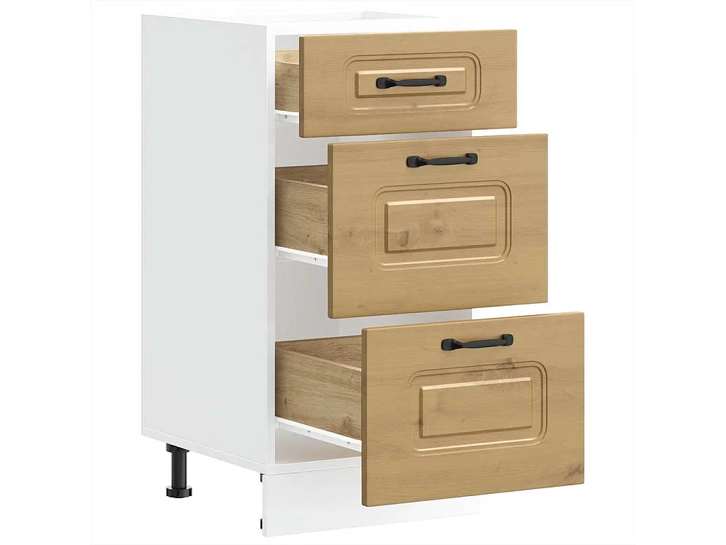 Armoire de cuisine Kalmar chêne artisanal bois d'ingénierie