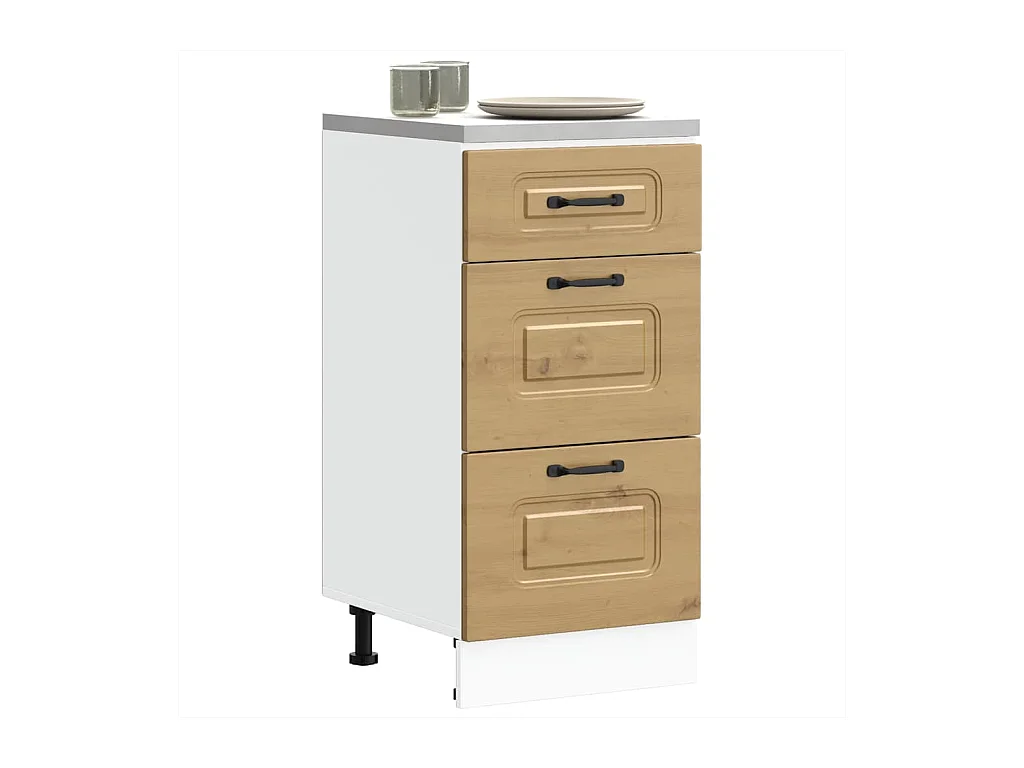 Armoire de cuisine Kalmar chêne artisanal bois d'ingénierie