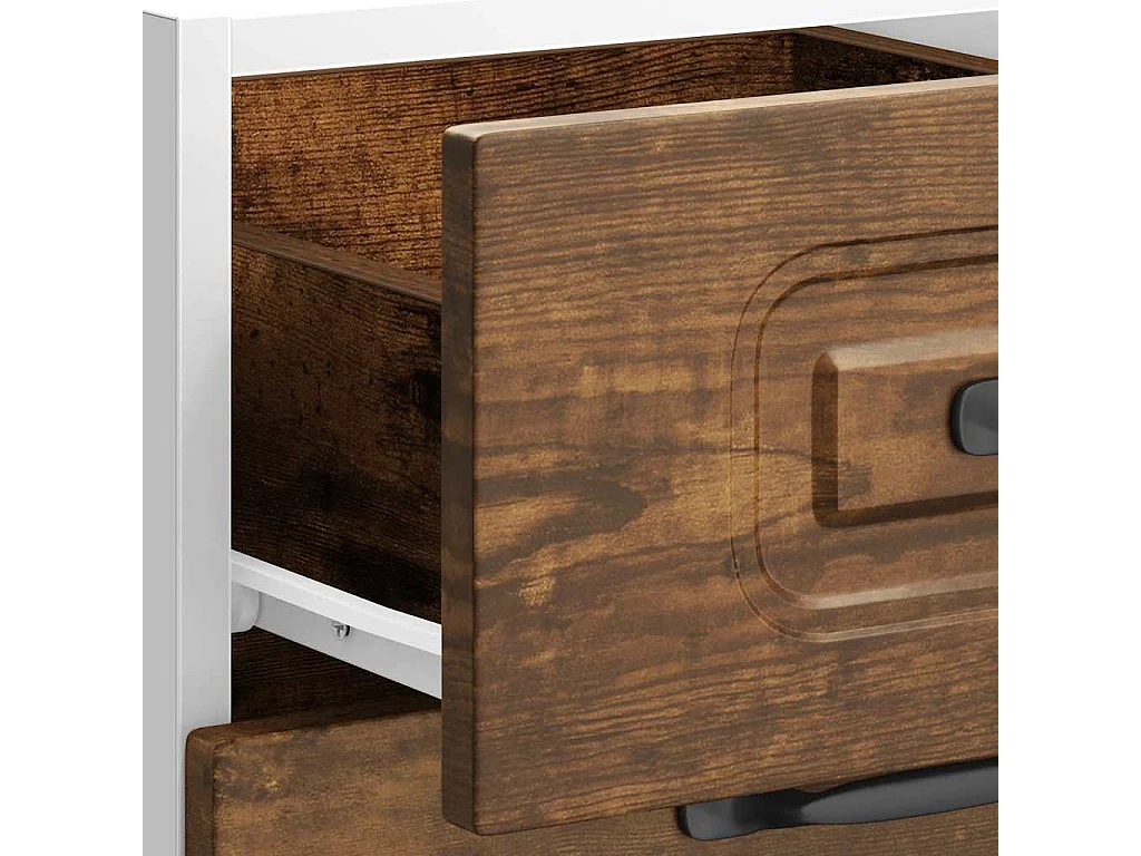 Armoire de cuisine Kalmar chêne fumé bois d'ingénierie