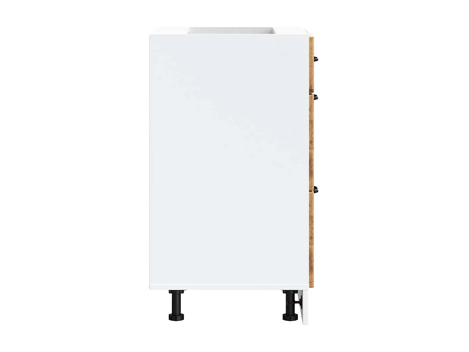 Armário de cozinha Kalmar madeira antiga madeira projetada