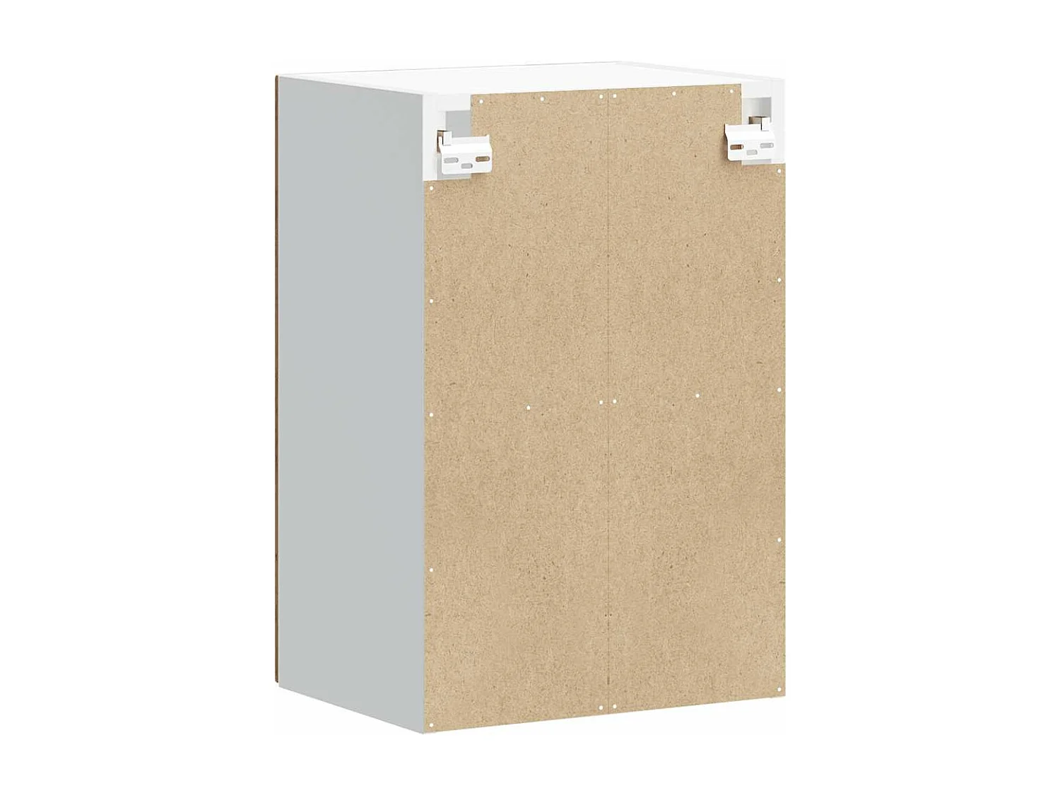 Armoire murale de cuisine avec porte en verre Kalmar vieux bois