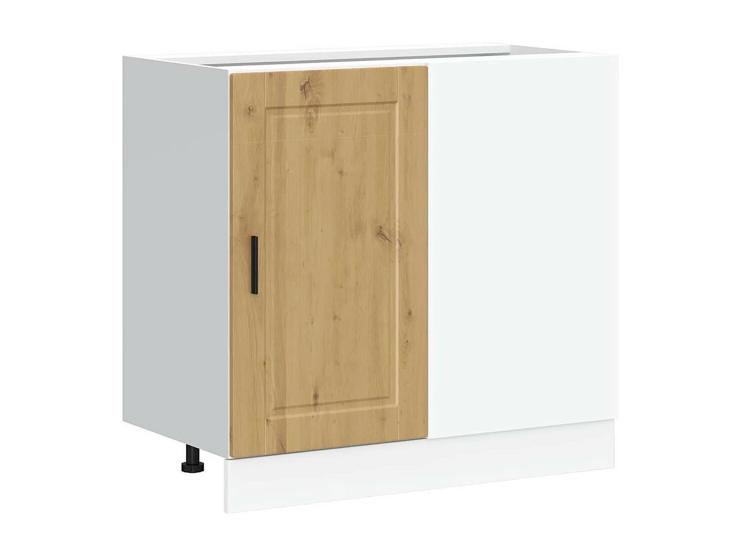 Mueble de cocina Porto fabricado artesanalmente en madera de roble