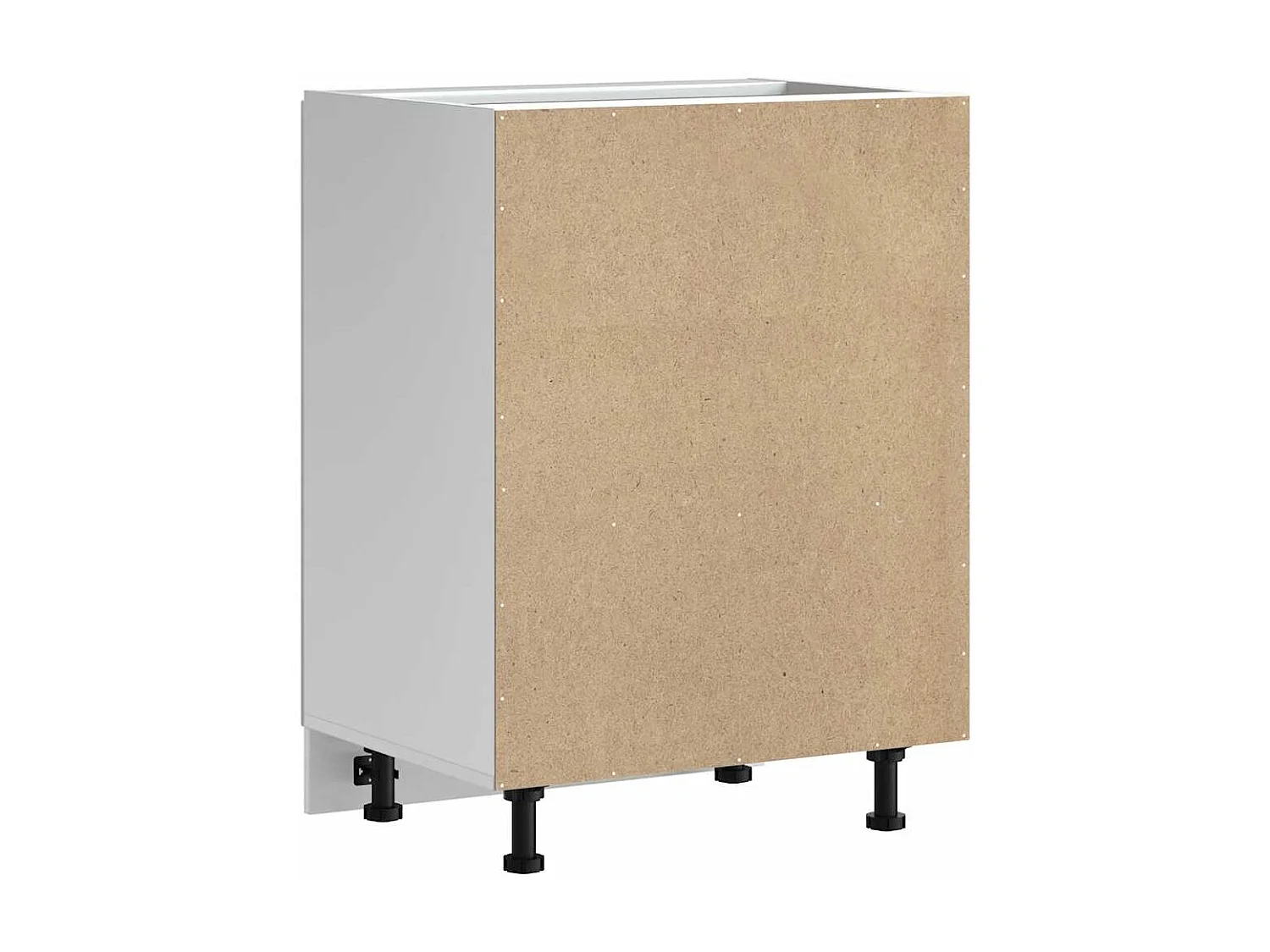 Mueble bajo lavabo Kalmar en color blanco brillo 60x46x81,5 cm