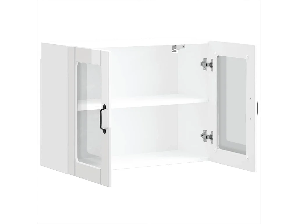 Armoire murale de cuisine avec porte en verre Lucca