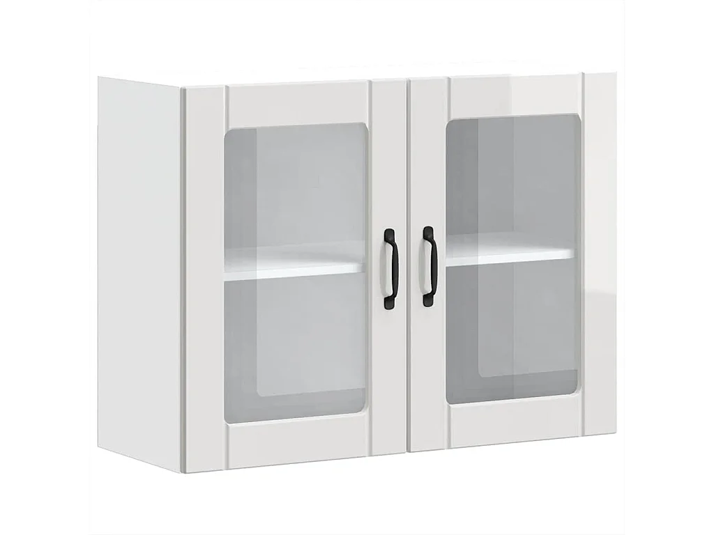 Armoire murale de cuisine avec porte en verre Lucca