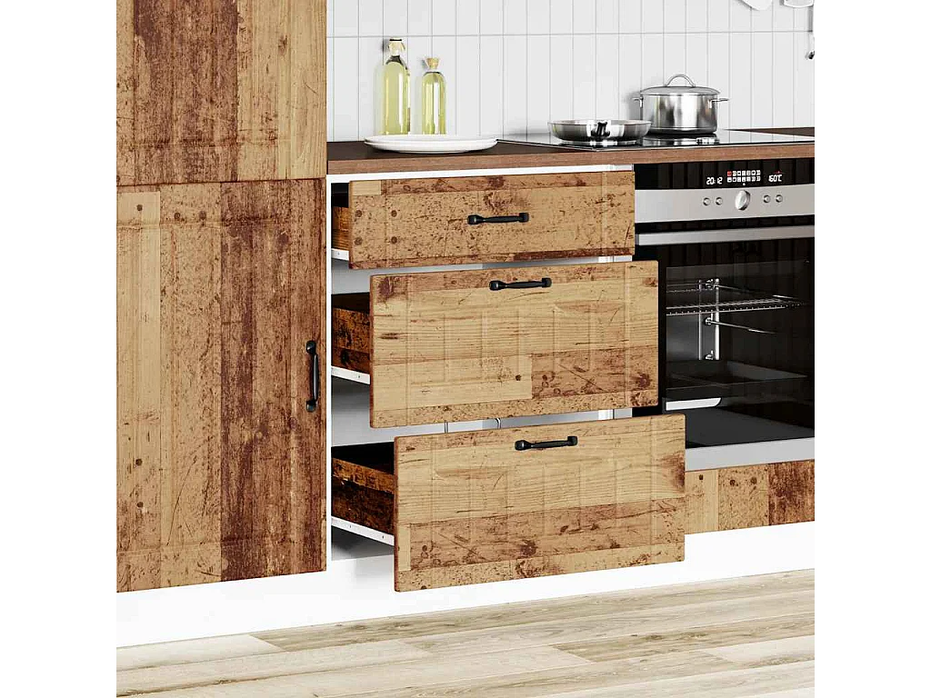 Mobile cucina Lucca legno vecchio legno ingegnerizzato