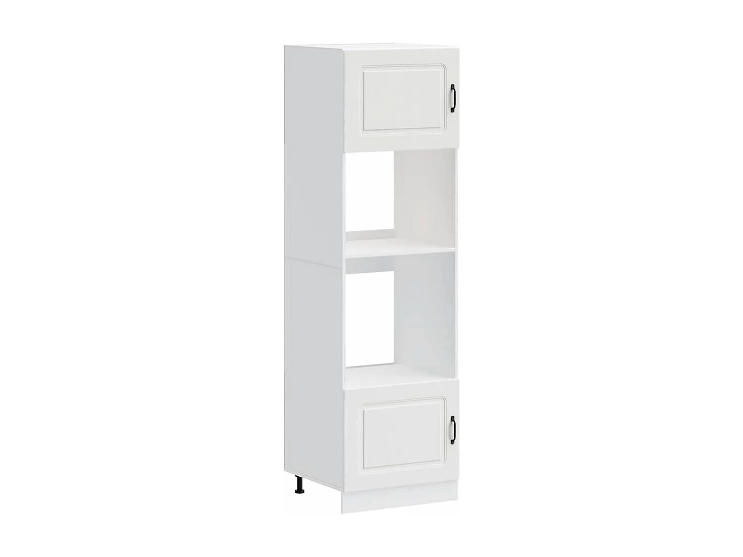 Armoires de four 2 pcs Lucca blanc bois d'ingénierie