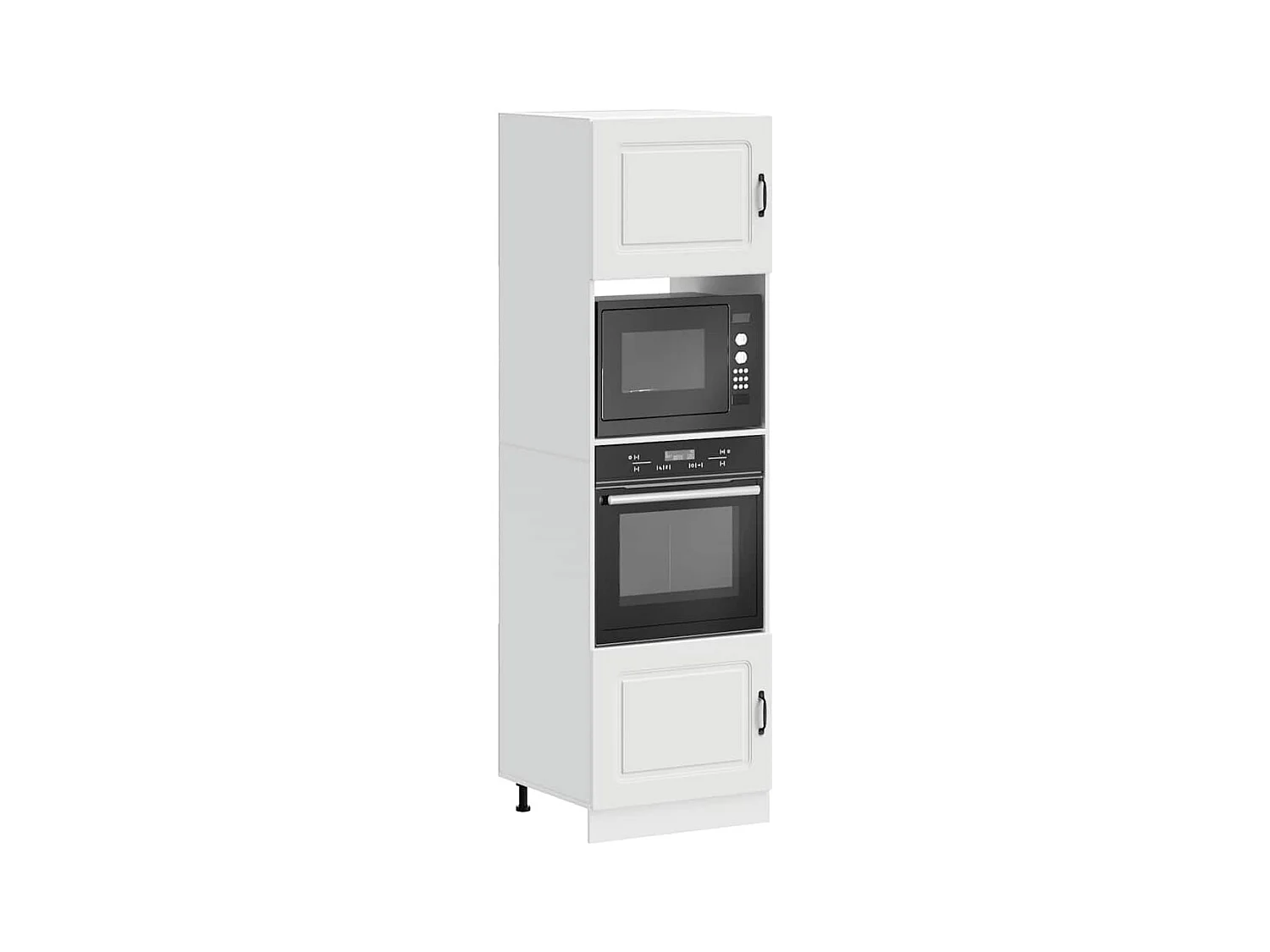 Mobile forno 2 pz. Lucca bianco legno ingegnerizzato