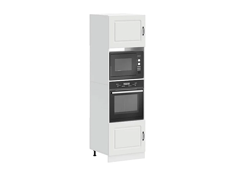 Mobile forno 2 pz. Lucca bianco legno ingegnerizzato