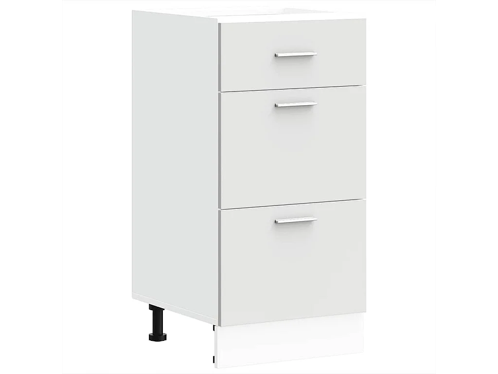 Armoire de plancher blanc 40x46x81,5 cm bois d'ingénierie