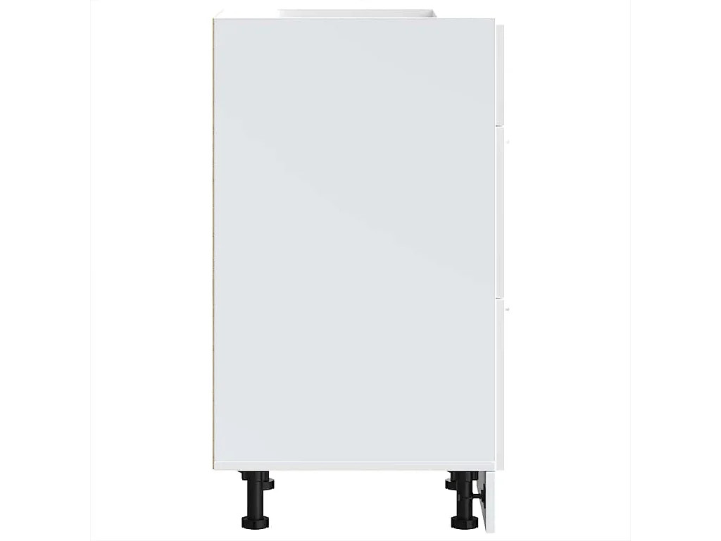 Armoire de plancher blanc 40x46x81,5 cm bois d'ingénierie