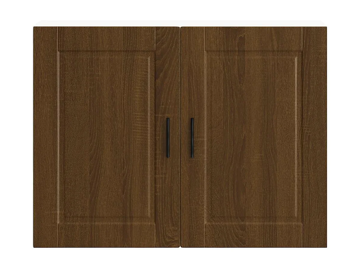 Armoire murale de cuisine Porto chêne marron bois d'ingénierie