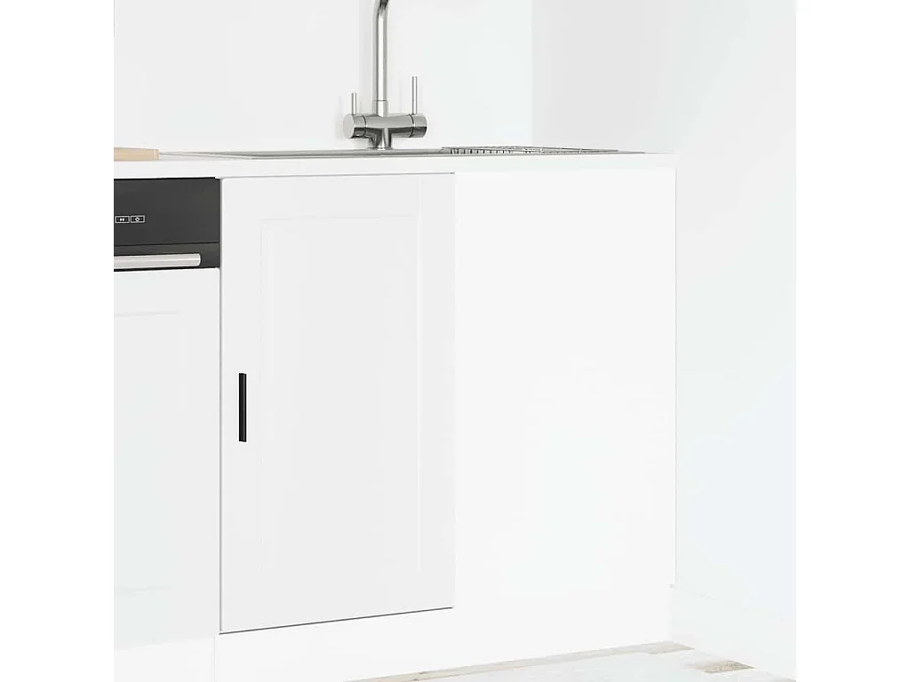 Armoire de cuisine Porto blanc bois d'ingénierie