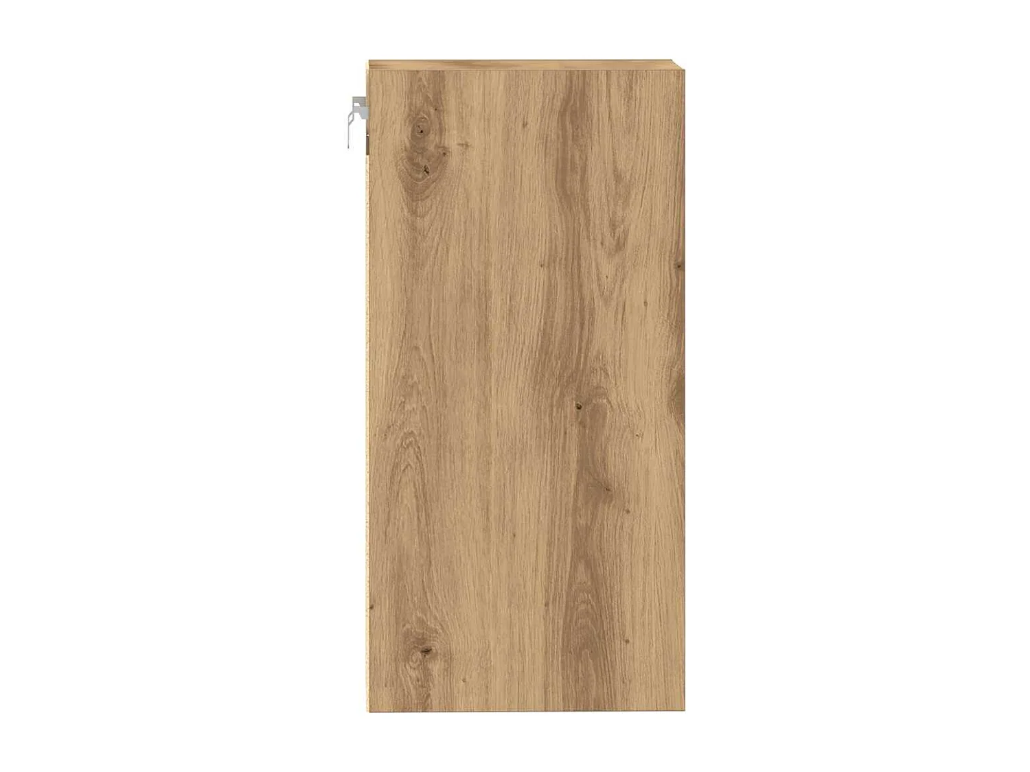 Mobiletto pensile in rovere artigianale 20x29,5x60 cm in legno ingegnerizzato