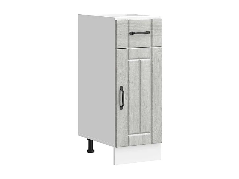 Armoire de cuisine Lucca sonoma gris bois ingénierie