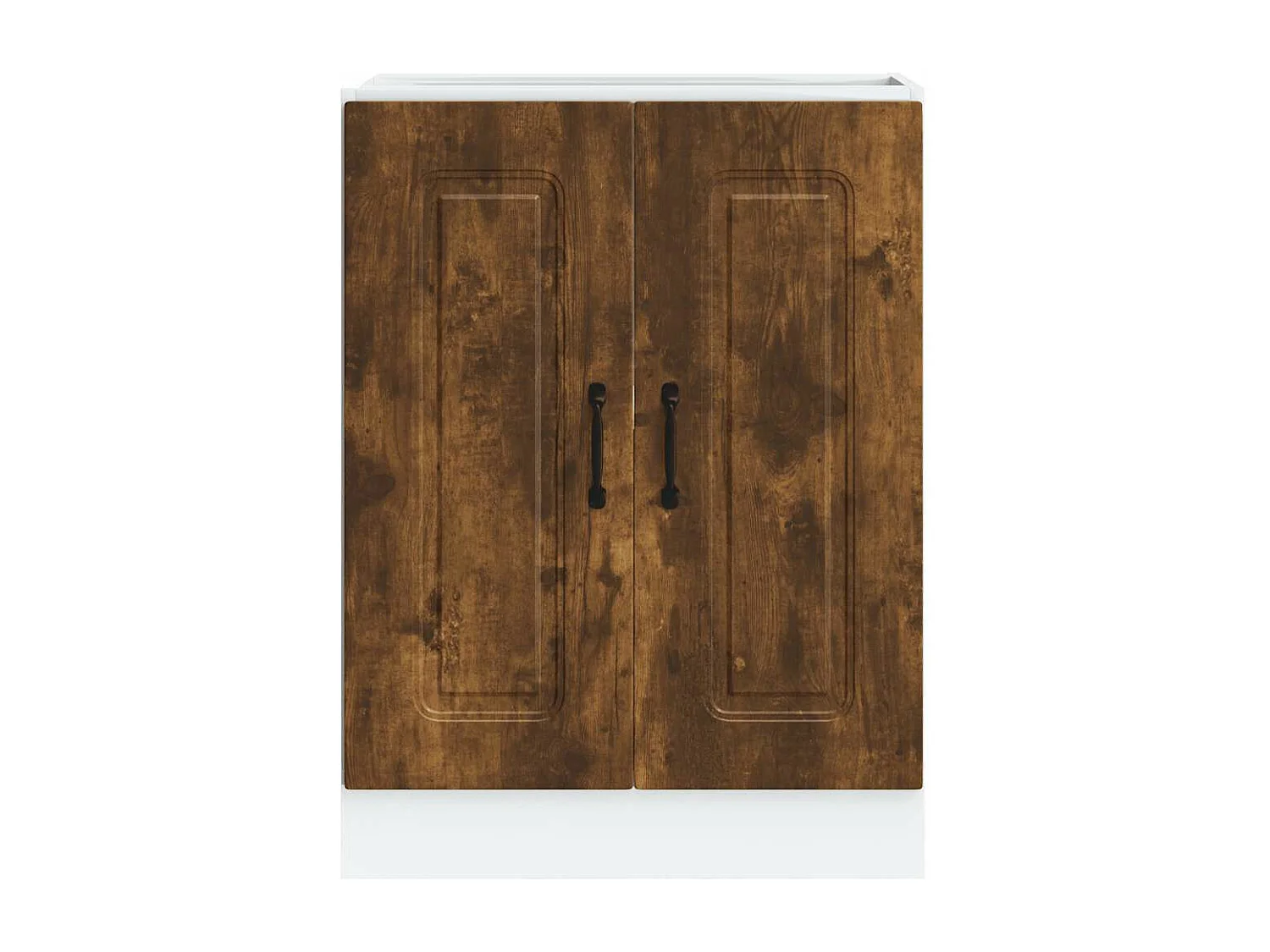 Meuble bas pour évier Kalmar chêne fumé bois d'ingénierie