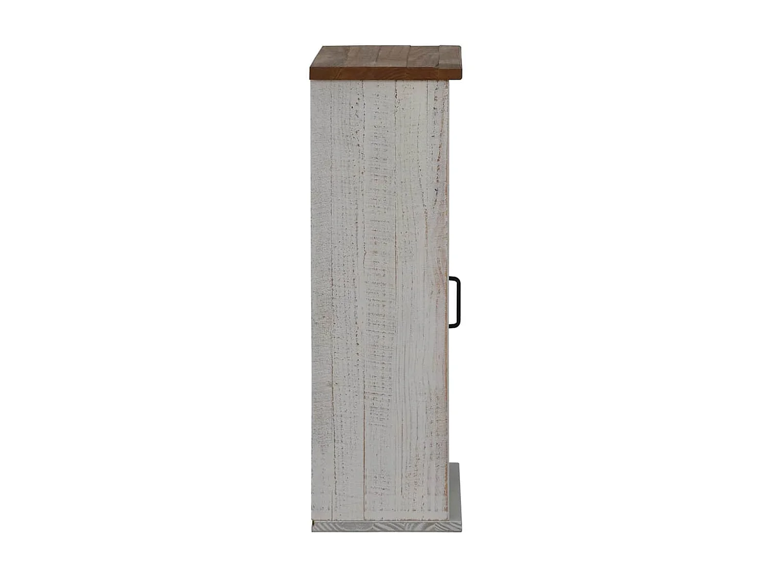 Armoire suspendue HALDEN 2 portes coulissantes blanc pin