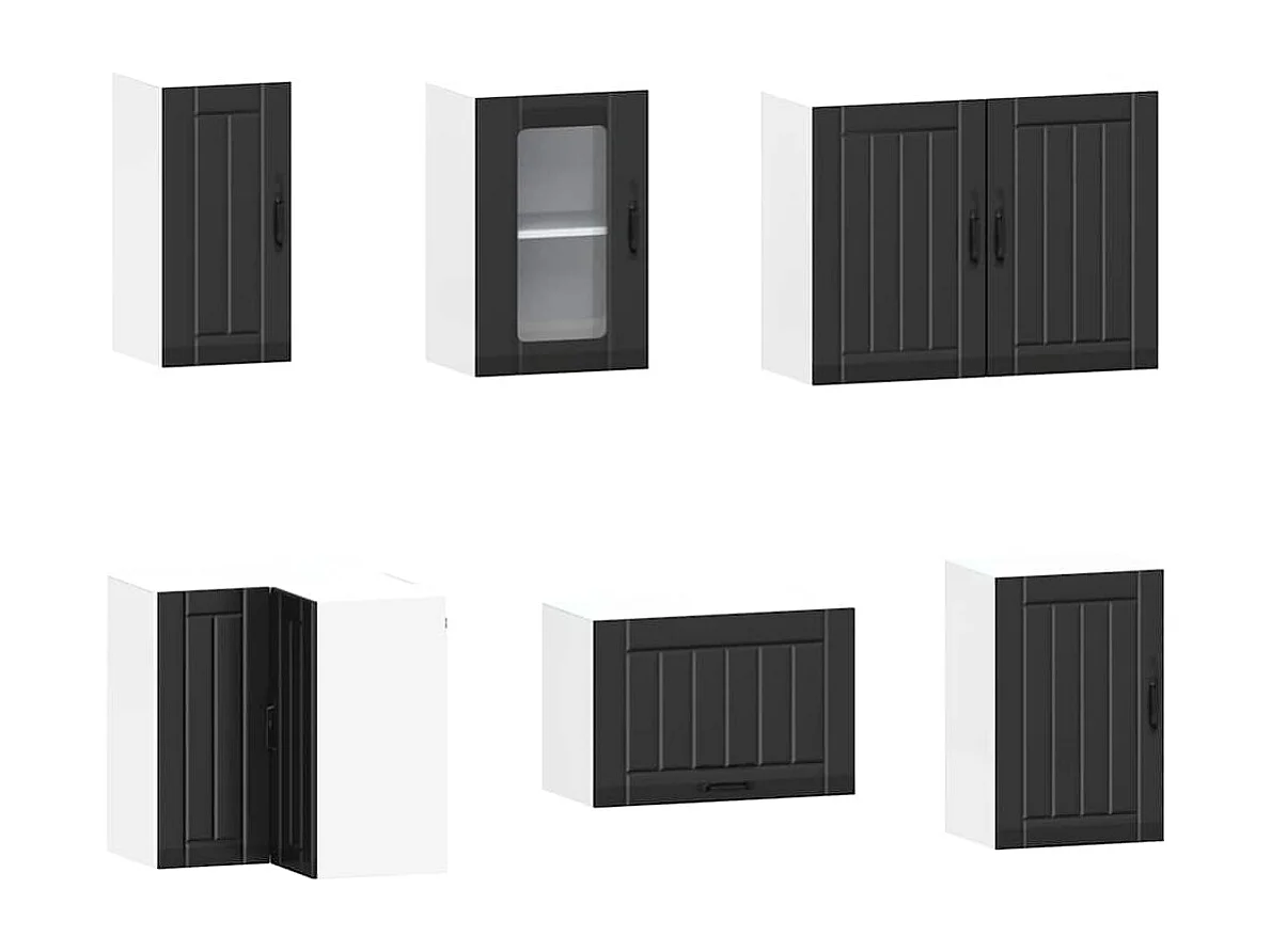 Ensemble d'armoires de cuisine 11 pcs Kalmar bois d'ingénierie