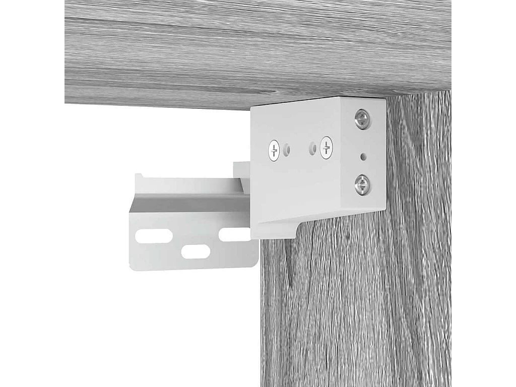 Sonoma grijs hangkast 30x29,5x60 cm bewerkt hout