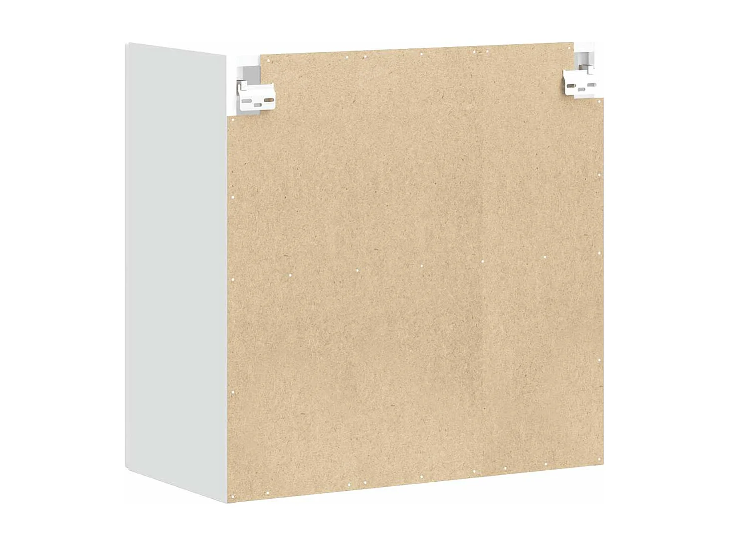 Armoire murale de cuisine avec porte en verre Kalmar blanc