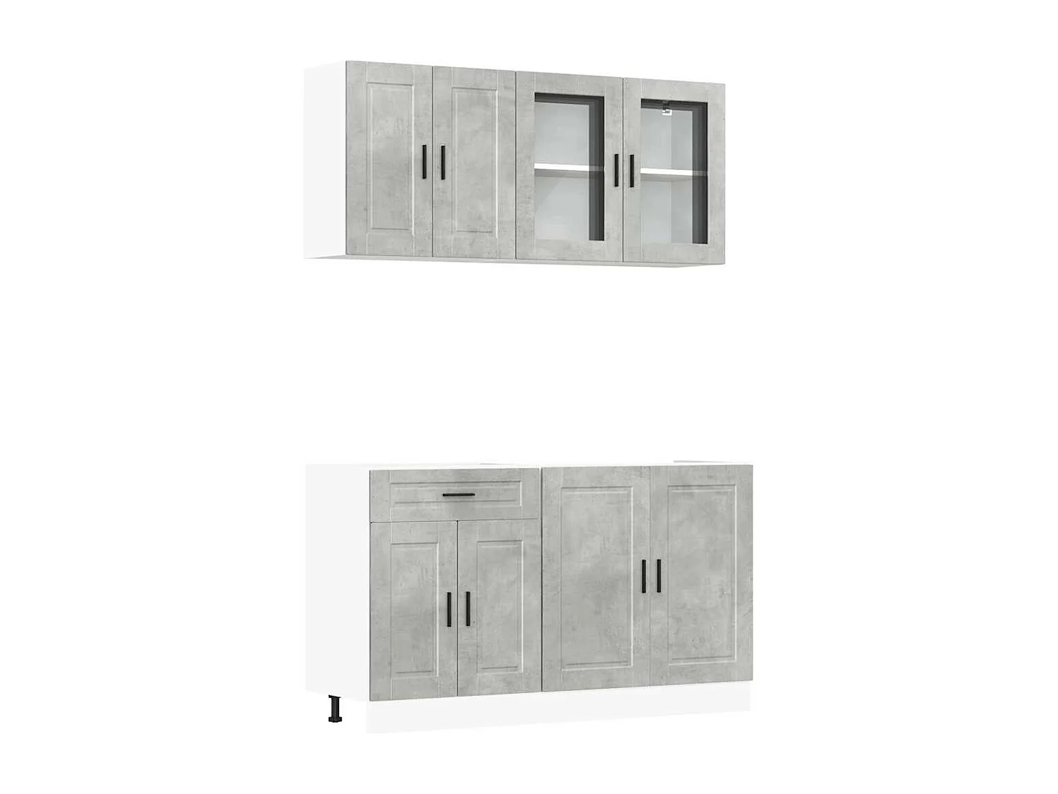 Ensemble d'armoires de cuisine 4 pcs Kalmar bois d'ingénierie