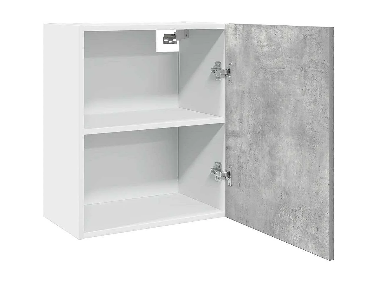 Armoire suspendue Gris béton 50x31x60 cm Aggloméré