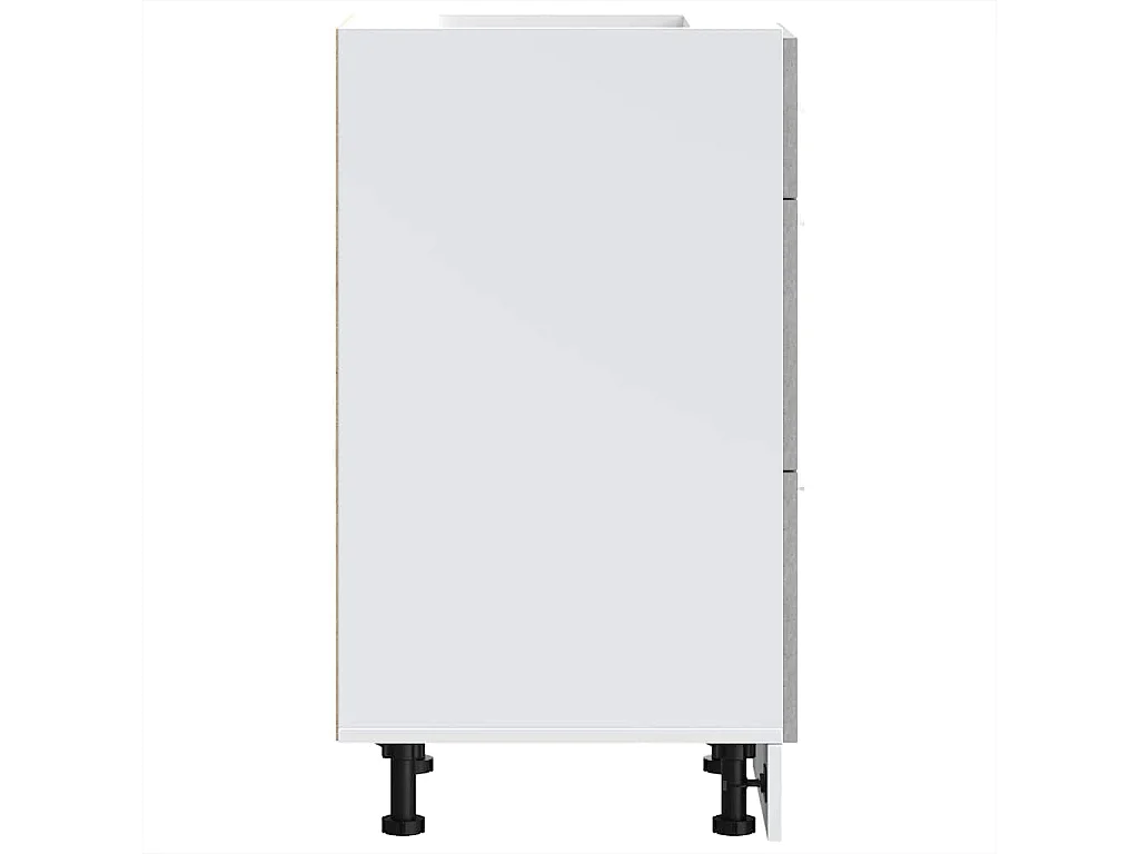 Armoire de plancher gris 40x46x81,5 cm bois d'ingénierie