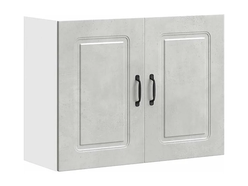 Armario de pared de cocina Kalmar de madera de ingeniería de color gris hormigón