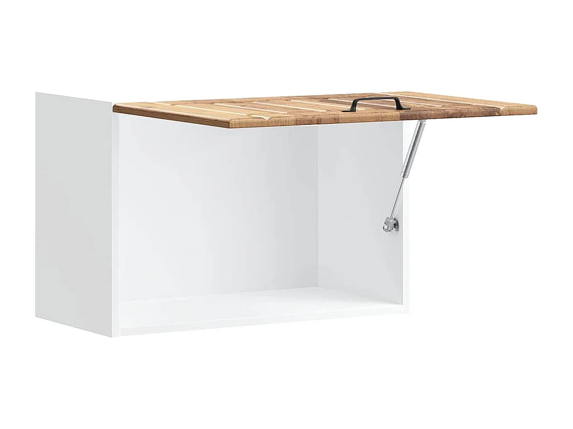 Armoire murale de cuisine Lucca vieux bois bois ingénierie