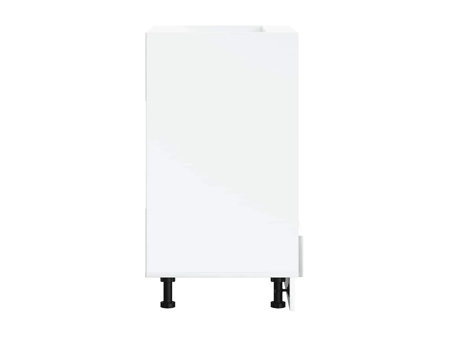 Kalmar Ofenschrank aus Holzwerkstoff in Betongrau