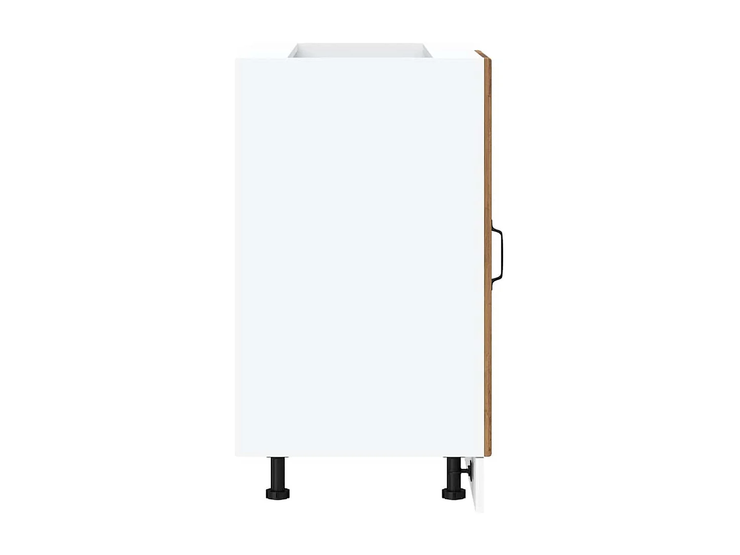 Gabinete de cocina Kalmar de madera vieja de ingeniería de madera