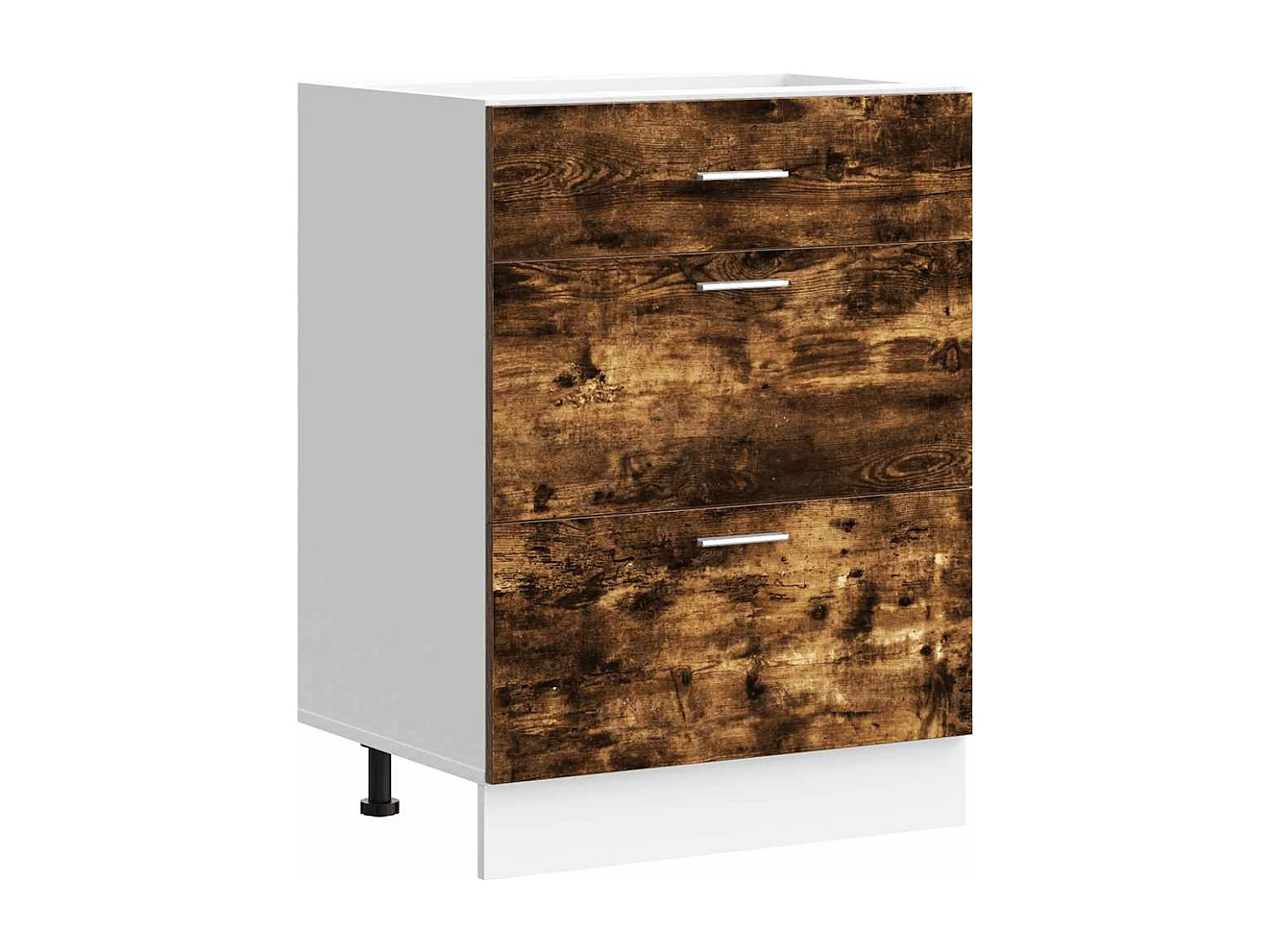 Armoire de cuisine chêne fumé bois d'ingénierie