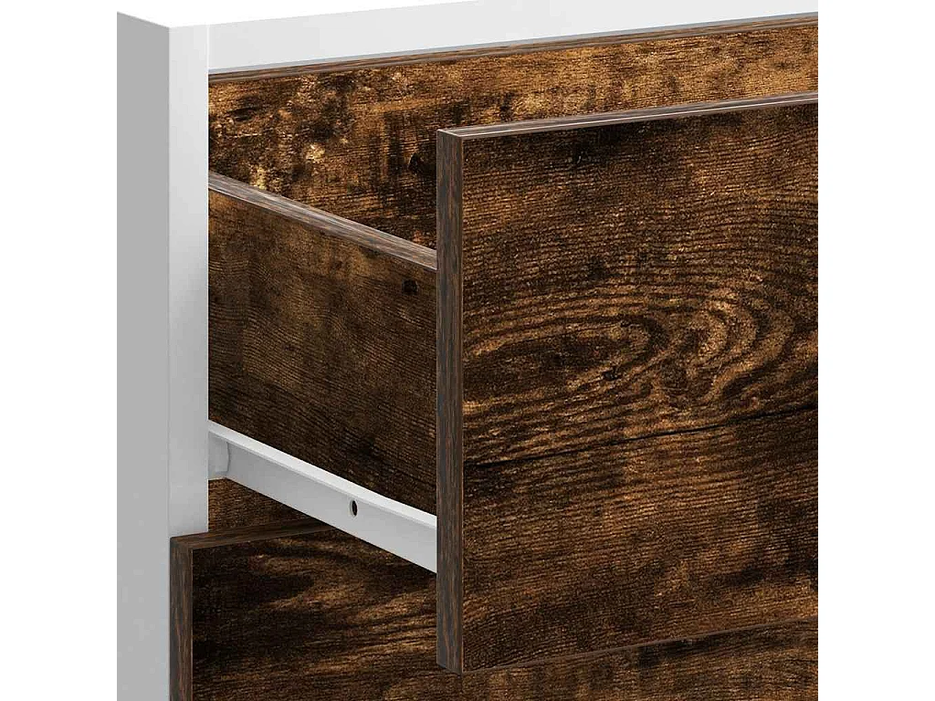 Armoire de cuisine chêne fumé bois d'ingénierie