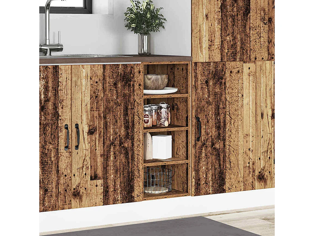 Altholz Unterschrank 30x44,5x81,5cm Holzwerkstoff