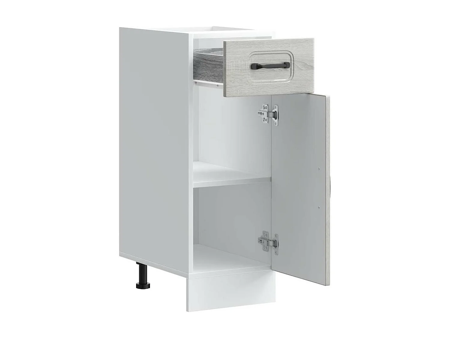 Armoire de cuisine Kalmar sonoma gris bois d'ingénierie