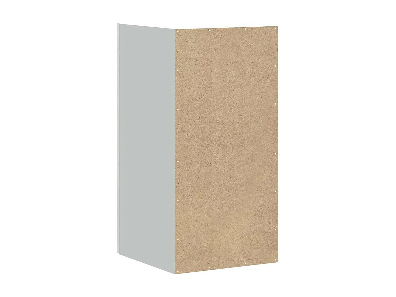 Armoire murale de cuisine Porto blanc brillant bois ingénierie