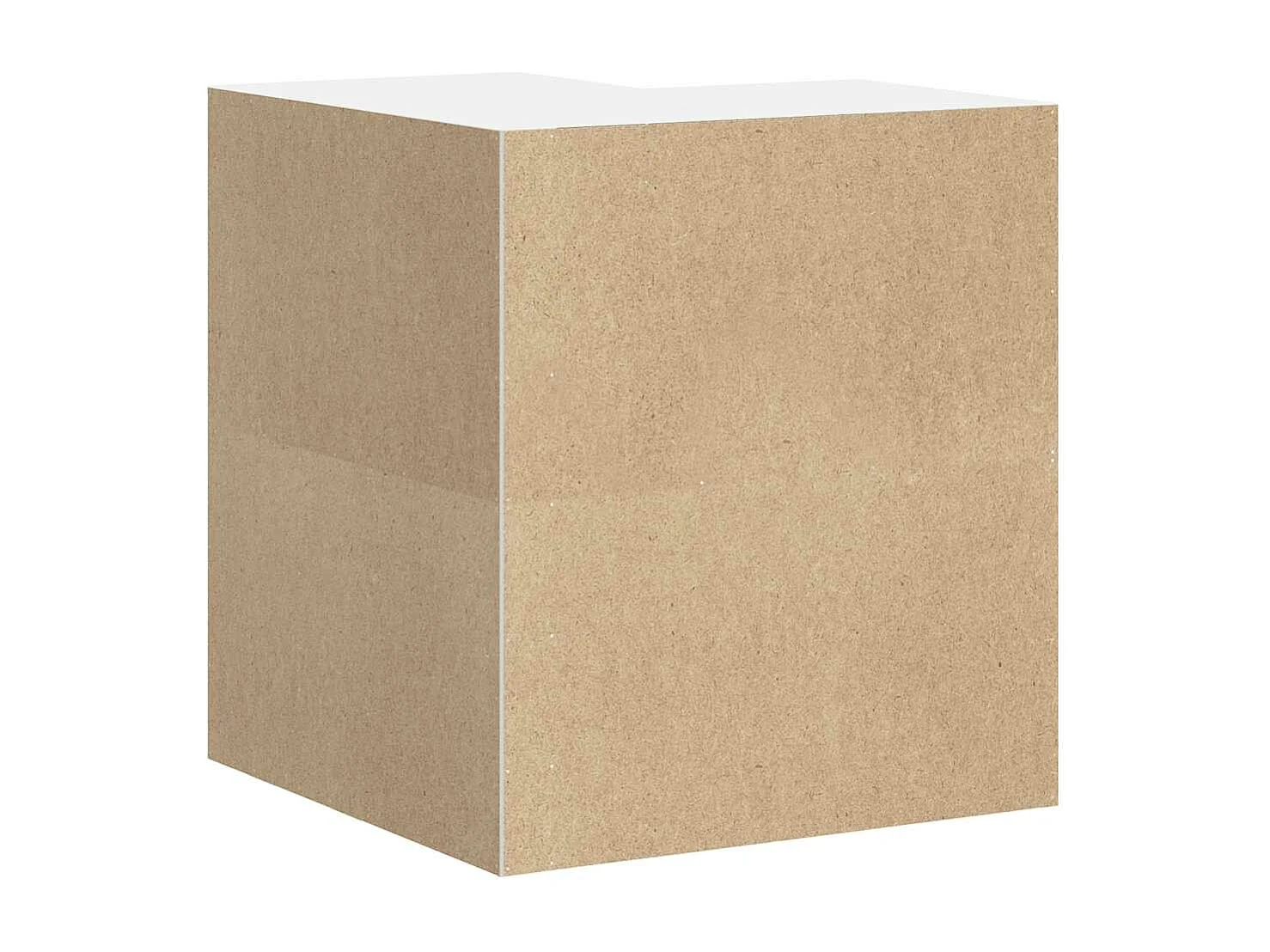 Armoire d'angle murale de cuisine Porto blanc bois d'ingénierie