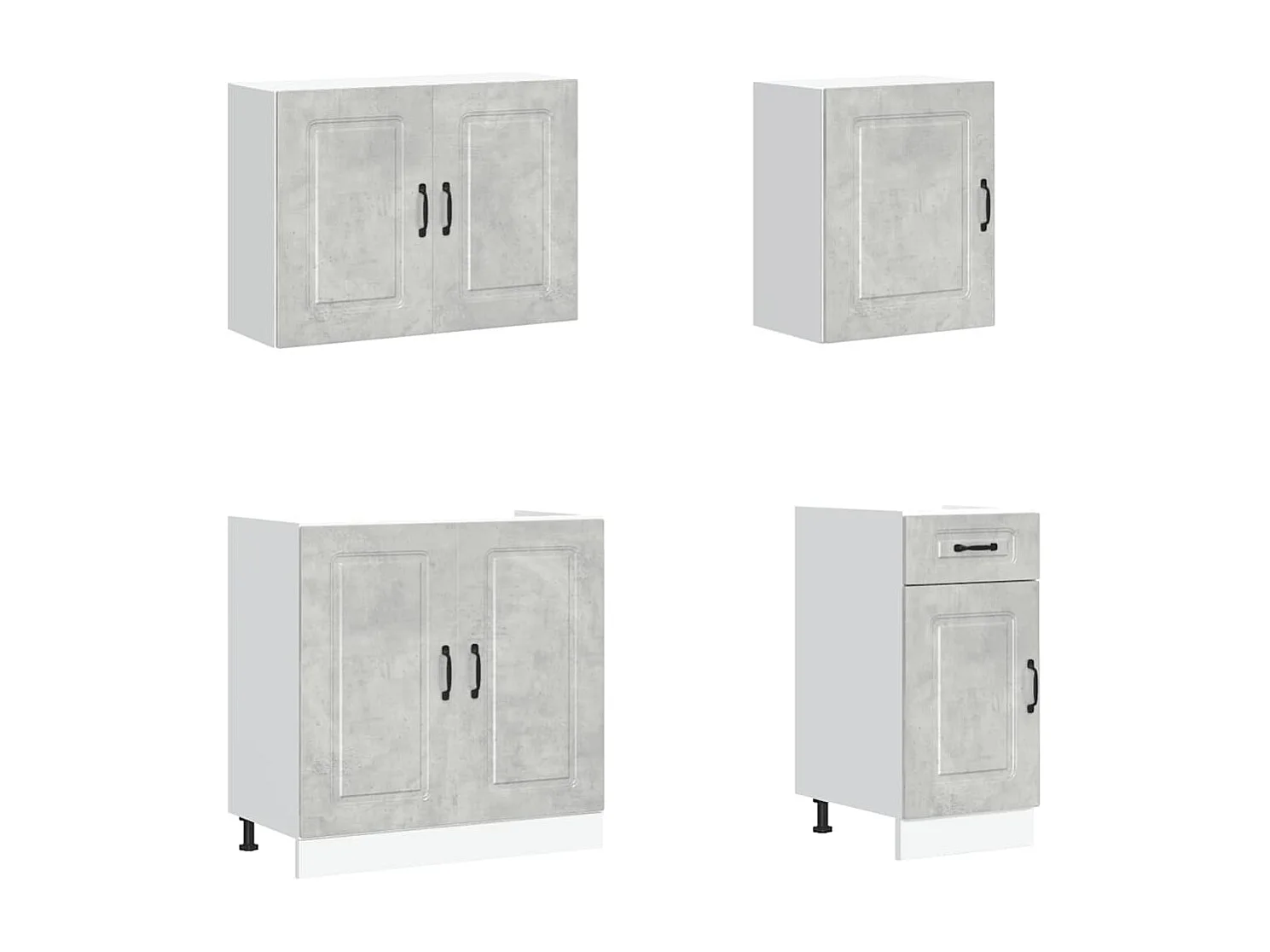 Ensemble d'armoires de cuisine 7 pcs Kalmar bois d'ingénierie