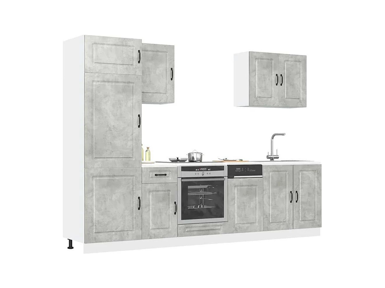 Ensemble d'armoires de cuisine 7 pcs Kalmar bois d'ingénierie