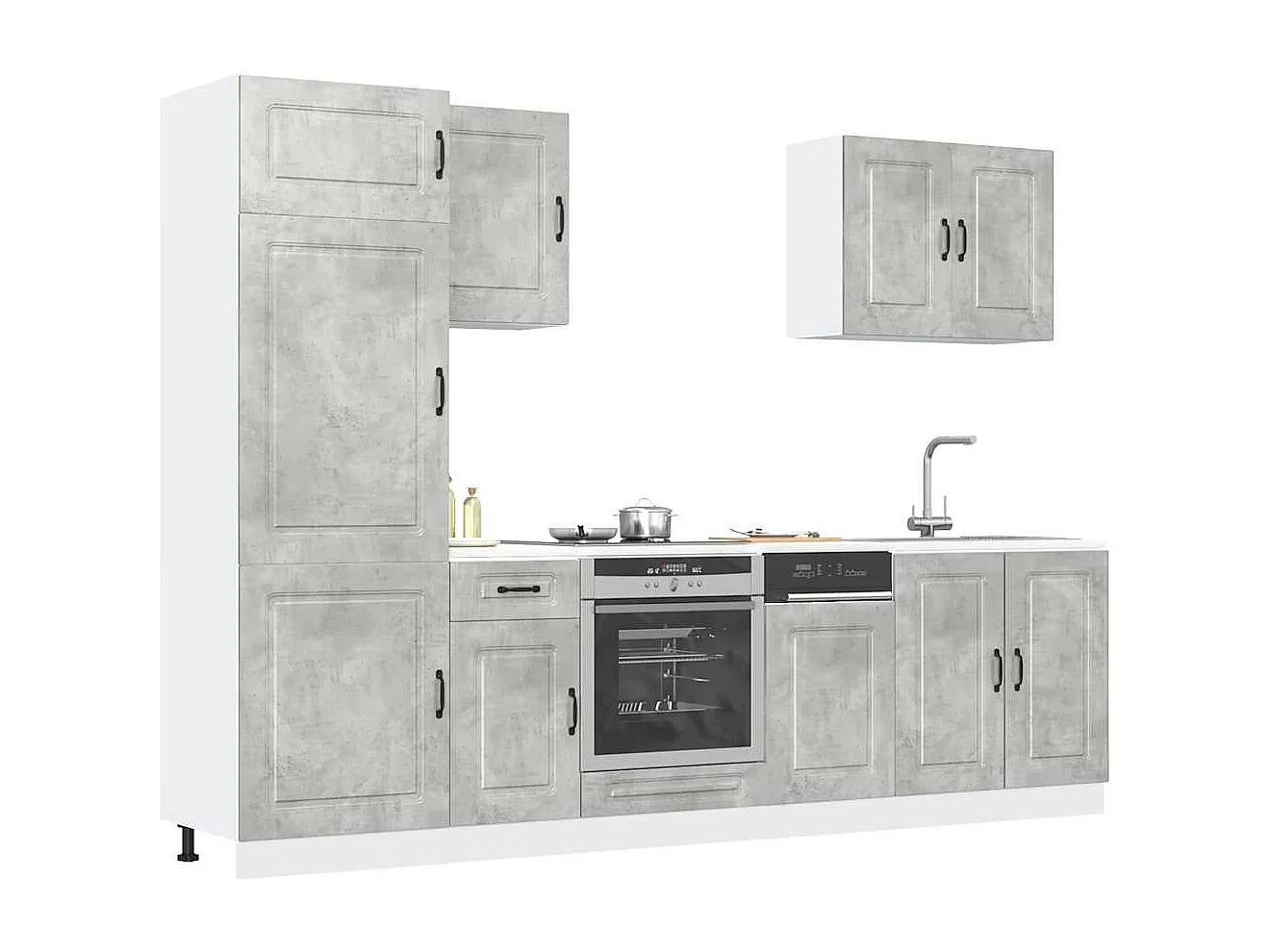 Ensemble d'armoires de cuisine 7 pcs Kalmar bois d'ingénierie