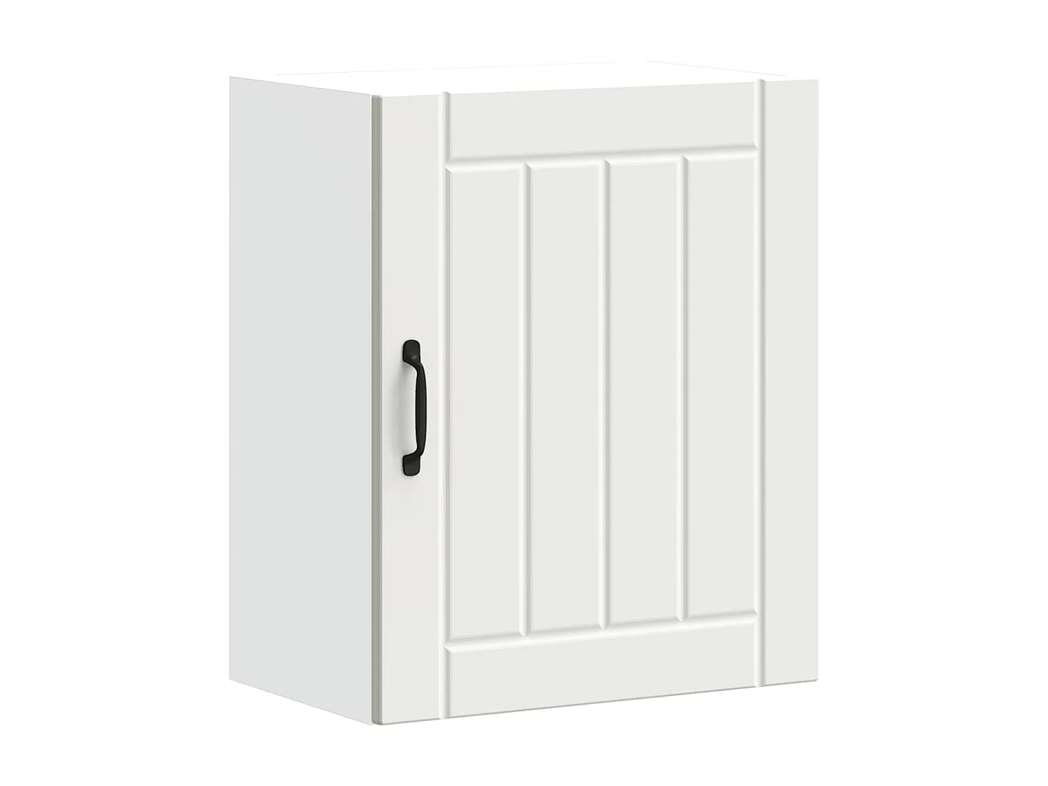 Armoire murale de cuisine Lucca blanc bois d'ingénierie