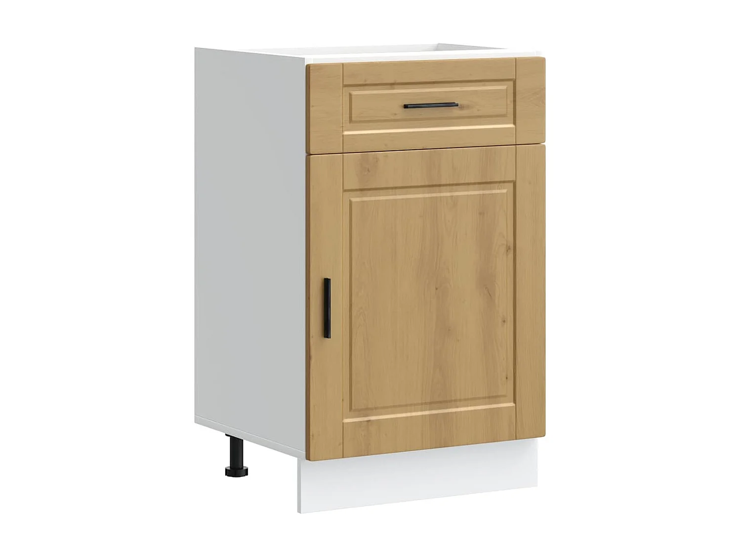 Mueble de cocina Porto fabricado artesanalmente en madera de roble