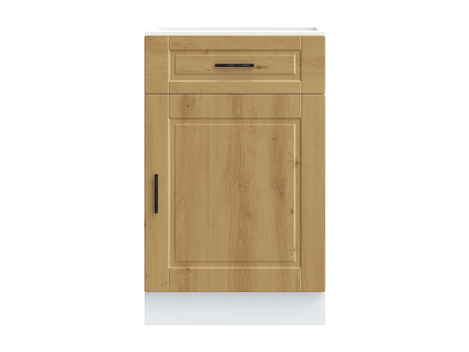 Mueble de cocina Porto fabricado artesanalmente en madera de roble