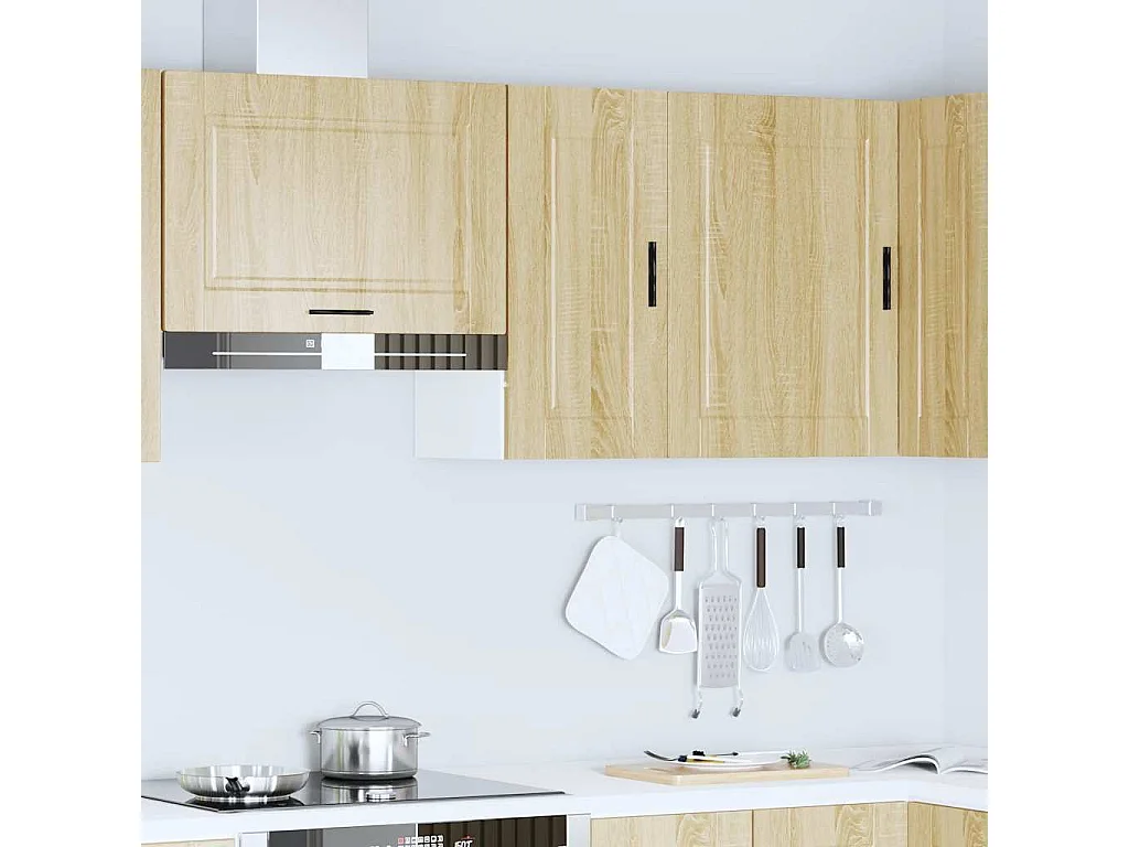 Armoire murale de cuisine Porto chêne sonoma bois d'ingénierie