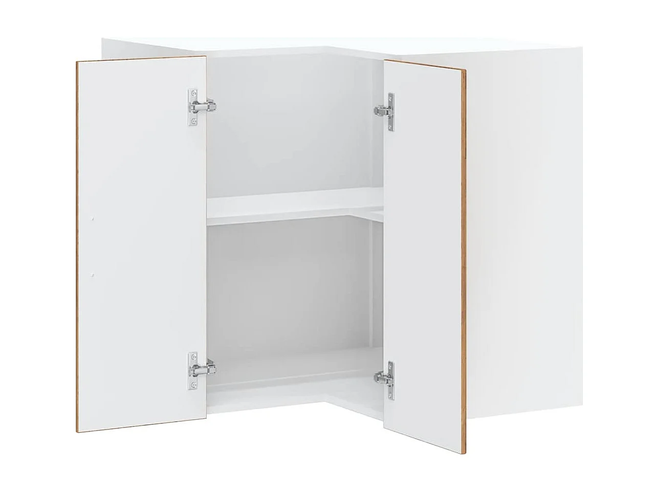 Kalmar Küchen-Eckwandschrank aus Altholz