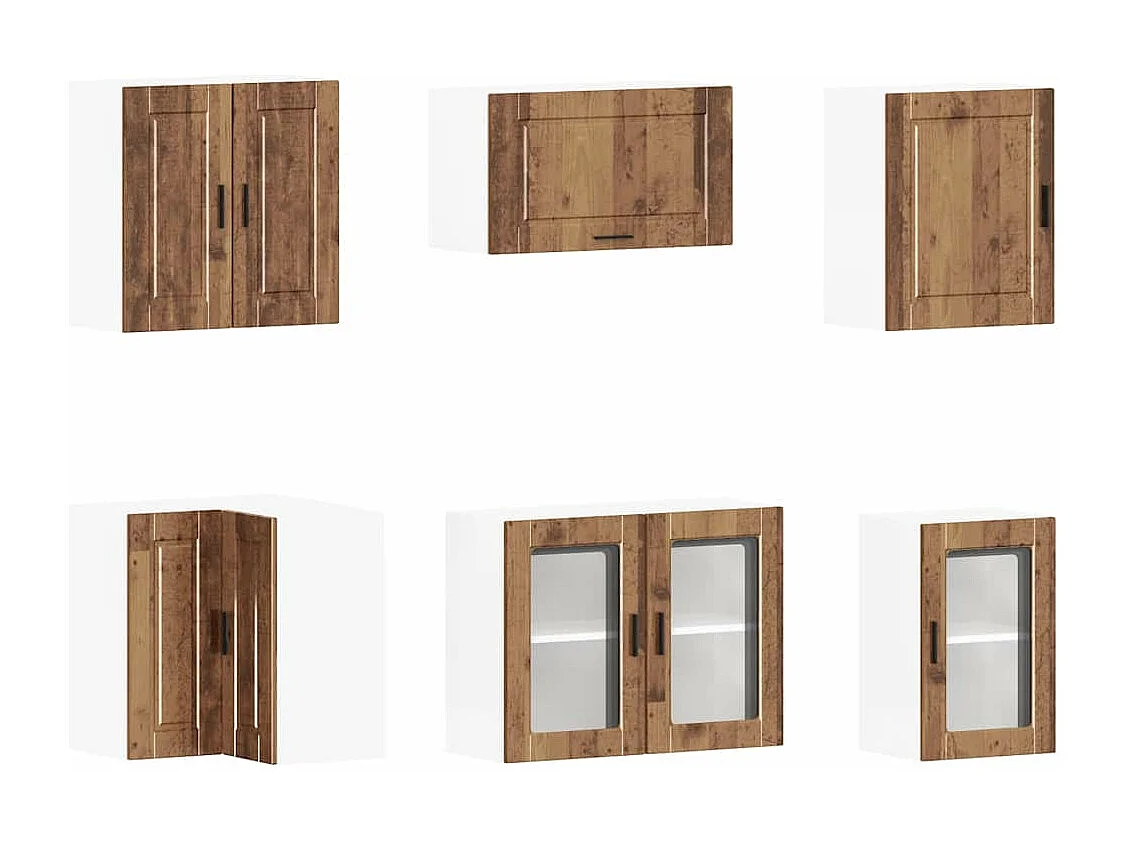 Porto 11-teiliges Küchenschrank-Set aus Holzwerkstoff