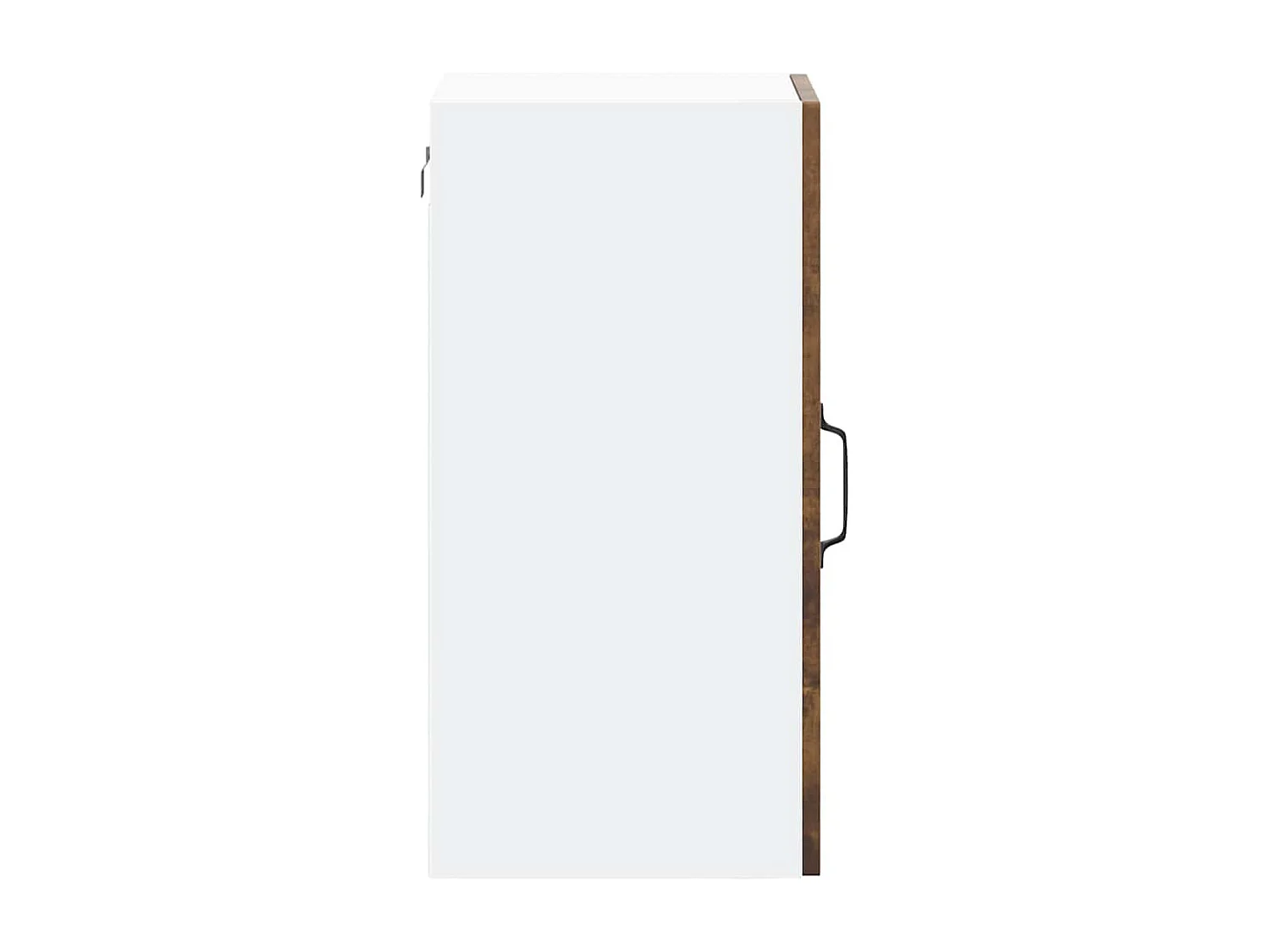 Armoire murale de cuisine avec porte en verre Porto chêne fumé