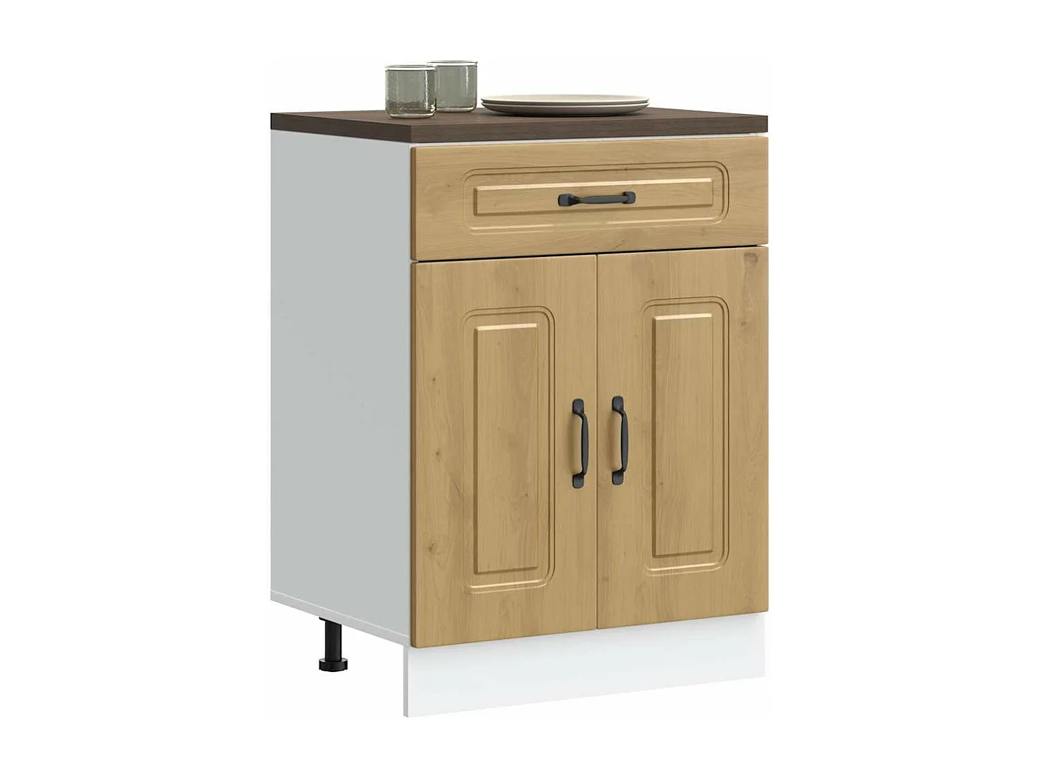 Armoire de cuisine Kalmar chêne artisanal bois d'ingénierie